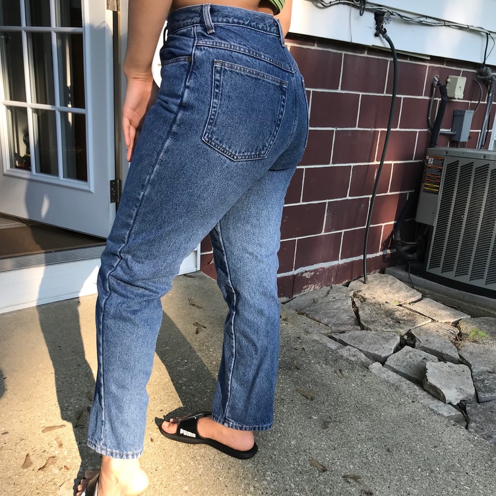 L.L Bean high waisted vintage mom jeans